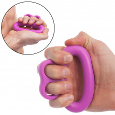 Еспандер кистьовий кільце з формою для пальців SP-Sport FROG FI-5510-50LB навантаження 22,5кг фіолетовий