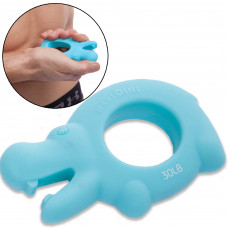 Еспандер кистьовий кільце SP-Sport HIPPOPOTAMUS FI-5511-30LB навантаження 13,5 кг блакитний