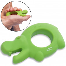 Еспандер кистьовий кільце SP-Sport HIPPOPOTAMUS FI-5511-40LB навантаження 18кг хакі