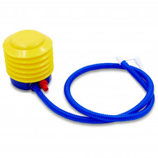 Насос ножний для фітболів та надувних м'ячів. SP-Sport FI-5654 синій-жовтий