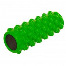 Роллер массажный цилиндр (ролик мфр) заполненный пеной 36см Grid Bubble Roller EVA Zelart FI-5714 (d-14см, цвета в ассортименте)