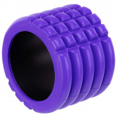 Роллер массажный цилиндр (ролик мфр) 10см Grid Roller Mini EVA Zelart FI-5716 (d-14см, цвета в ассортименте)