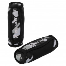 Гантели для фитнеса мягкие насыпные Zelart FI-5730-3 (2x1,5кг) (2шт, наполнитель-песок, серый камуфляж)