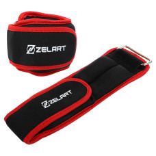 Обважнювачі-манжети для рук і ніг Zelart FI-5732-1 2x0,5кг кольори в асортименті