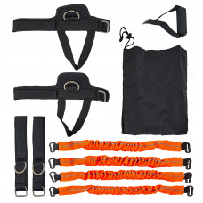 Тренировочная система для отработки ударов тренажер "Бой с тенью" Double Gun FI-5757 (EVA, TPR, длина жгутов 2шт.-43см, 2шт.-47см)