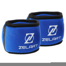 Обважнювачі-браслети для рук Zelart FI-6221-1 2x0,5кг кольори в асортименті
