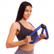 Эспандер для груди, ягодиц, бедер Бабочка Zelart FI-6314 (металл,неопрен, пластик,р-р 47,5х13см, цвета в ассортименте)