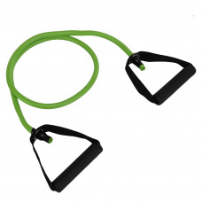 Еспандер трубчастий для фітнесу з ручками 120см Zelart FI-6348-2 навантаження середнє кольори в асортименті