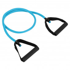 Еспандер трубчастий для фітнесу з ручками 120см Zelart FI-6348-3 навантаження високе кольори в асортименті