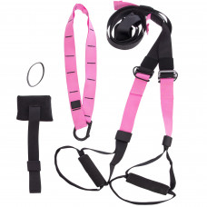 Петлі тренувальні SP-Sport FI-6433 чорний-рожевий