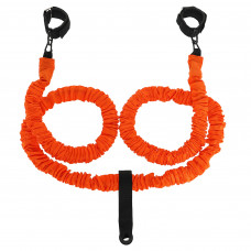 Поводок-амортизатор для тренировок на скорость и реакцию Zelart ANKLE STRAP FI-6555 (EVA, TPR, длина жгута-1,2м)