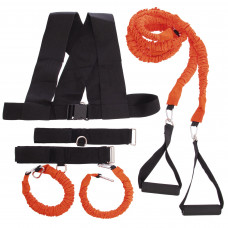 Поводок-амортизатор для тренировок на скорость и реакцию с латеральным амортизатором для ног Record PHYSICAL ABILITY TRAINER FI-6557 (EVA, TPR, PL)