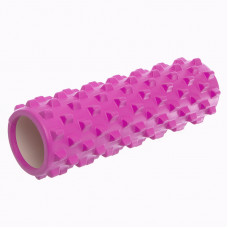 Роллер массажный цилиндр (ролик мфр) 45см Grid Bubble Roller EVA SP-Sport FI-6672 (d-14см, цвета в ассортименте)