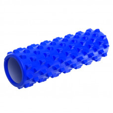 Роллер массажный цилиндр (ролик мфр) 45см Grid Bubble Roller EVA SP-Sport FI-6672 (d-14см, цвета в ассортименте)