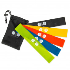 Набір резинок для вправ стрічки опору LOOP BANDS F&S FI-6874 5шт кольори в асортименті