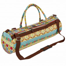 Сумка для йога килимка KINDFOLK Yoga bag SP-Sport FI-6969-3 бежевий-блакитний