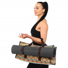 Сумка для йоги SP-Sport DoYourYoga Yoga bag FI-6971-3 бежевий-блакитний