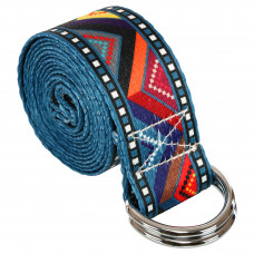 Ремінь для йоги з кільцями SP-Sport FI-6975-19 183x3,8см мультиколор