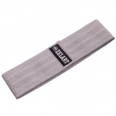 Гумка тканинна для вправ стрічка опору LOOP BANDS Zelart FI-7200-G S макс.навантаження 57кг (125lb) сірий-чорний-салатовий