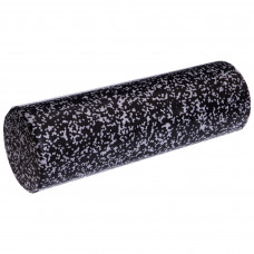 Роллер массажный цилиндр гладкий 45см EPP Zelart FI-7201-45 (d-15см, черный-белый)