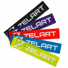 Набір резинок для вправ стрічки опору LOOP BANDS Zelart FI-7205 5шт кольори в асортименті