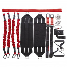 Тренажер для Банджи Фитнес 4D PRO TRAINER Zelart FI-7206 (ремни, ленты, рукоятки, удлинитель, дверное крепление, X-Mount)