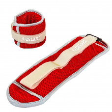 Утяжелители-манжеты водонепроницаемые для рук и ног Zelart FI-7210-1 (2 x 0,5кг) (полиэстер, сетка, наполнитель-гель, цвета в ассортименте)