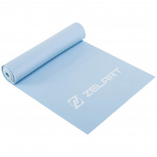Лента эластичная для фитнеса и йоги Record FI-7682-3 (латекс, размер 120смx15смx0,55мм, голубой)