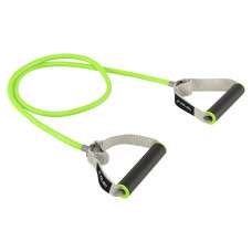 Эспандер трубчатый с ручками Zelart FI-7691-2 (TPE жгут, d-6x10,5мм, l-120см, ручка неопрен, салатовый)