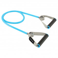 Эспандер трубчатый с ручками Zelart FI-7691-3 (TPE жгут, d-6x12мм, l-120см, ручка неопрен, голубой)