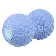 Мяч массажный двойной для МФР и самомассажа Duoball ø8см Zelart FI-7693 (EVA, размер 16х8см, цвета в ассортименте)