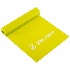 Лента эластичная для фитнеса и йоги Zelart FI-7796-2 (латекс, размер 120смx15смx0,45мм, салатовый)