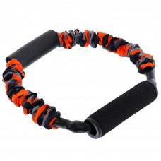 Еспандер трубчатий з ручками в захисному рукаві Zelart FI-7833-35 35LB нагрузка-16кг червоний