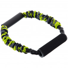 Еспандер трубчатий з ручками в захисному рукаві Zelart FI-7833-45 45LB нагрузка-20,5кг салатовий