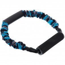 Еспандер трубчастий із ручками в захисному рукаві Zelart FI-7833-55 55LB навантаження-25кг синій