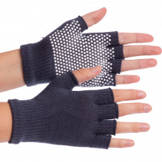 Перчатки для йоги и пилатеса нескользящие SP-Sport FI-8205 (полиэстер, PVC, цвета в ассортименте)