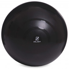 Фітбол м'яч для фітнесу сатин Zelart FI-8225 ø75см чорний