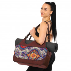 Сумка для йоги KINDFOLK Yoga bag SP-Sport FI-8366-4 темно-синій-фіолетовий