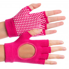 Перчатки для йоги и танцев без пальцев SP-Sport FI-8367 (хлопок, спандекс, эластан, цвета в ассортименте)