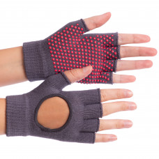 Перчатки для йоги и танцев без пальцев SP-Sport FI-8367 (хлопок, спандекс, эластан, цвета в ассортименте)