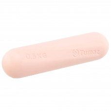 Гантель для фитнеса силиконовая 1штука Tumaz FI-8693-0_5 (1x0,5кг) (цена за 1шт, цвета в ассортименте)