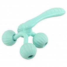 Массажер роликовый для лица и тела 4D лифтинг ручной 4 шарика SP-Sport FI-8786 (пластик, EVA, размер 16см, 4 массажных элемента, цвета в ассортименте)