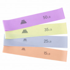 Набір резинок для вправ стрічки опорів LOOP BANDS SP-Sport FI-9171 4шт кольори в асортименті