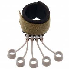 Еспандер-тренажер для пальців та кисті HARDNESS FI-9671-20LB 1шт навантаження 9кг зелений