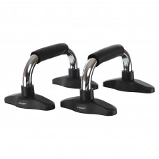 Упоры для отжиманий 2штуки Zelart FI-9998 PUSH-UP BAR (металл, ручка PP, р-р 25,3x16x14см, вес 820г)