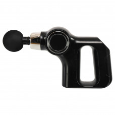 Массажер перкуссионный ручной профессиональный (массажный пистолет) SP-Sport GA-7148 (6 насадок, USB, LED экран, черный)