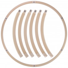 Обруч для похудения разборной Хула Хуп Hula Hoop PEARL PRO-SUPRA HR-056 (1кг, пластик, 6 секций, d-84см)