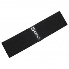 Гумка тканинна для вправ стрічка опору LOOP BANDS HIP BAND EZOUS K-02-H чорний