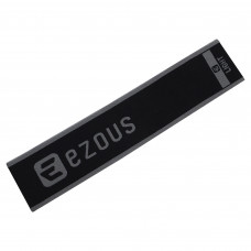 Гумка тканинна для вправ стрічка опору LOOP BANDS KNITTING HIP BAND EZOUS K-03-L чорний-сірий