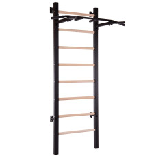 Шведская стенка с несъёмным турником Power Wood SP-Planeta L-1433 (дерево, 2,42х0,75 м)уп.в 2 ящ
